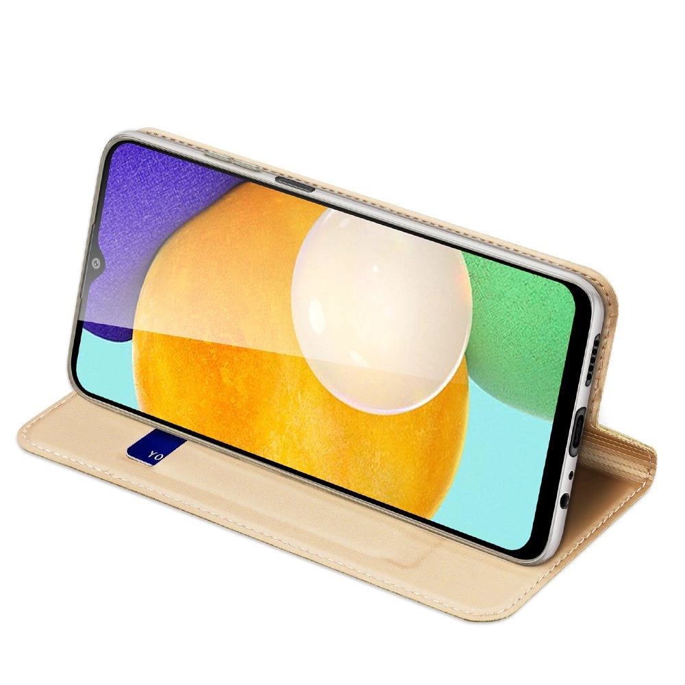 73047_4 Dux Ducis Skin Pro Bookcase type case for Samsung Galaxy A03s goldeneng