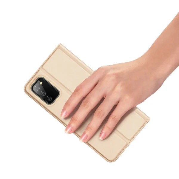 Dux Ducis Skin Pro Bookcase type case for Samsung Galaxy A03s goldeneng