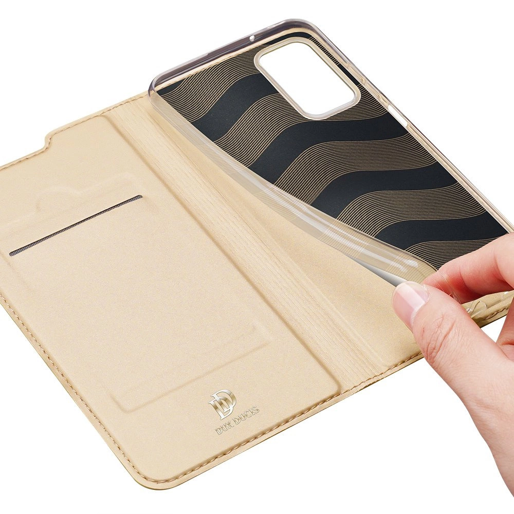 73047_9 Dux Ducis Skin Pro Bookcase type case for Samsung Galaxy A03s goldeneng