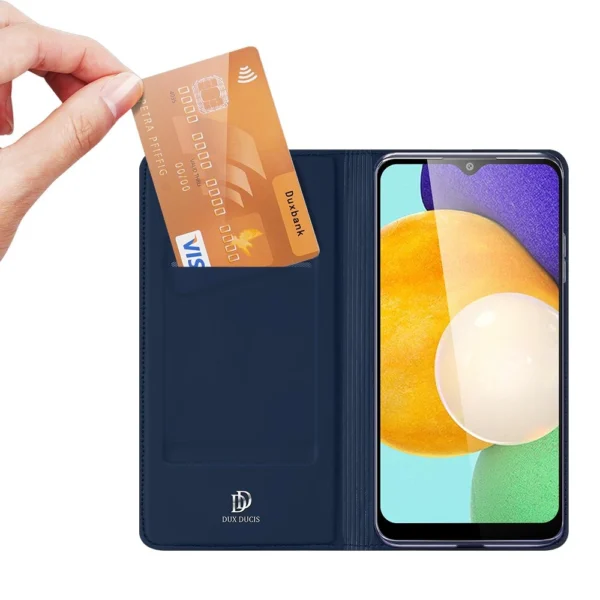 Dux Ducis Skin Pro Bookcase type case for Samsung Galaxy A03s blueeng