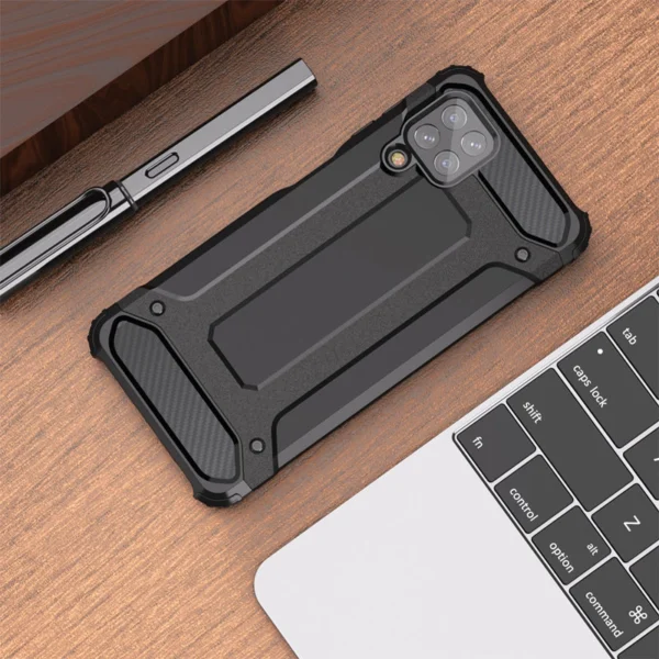Hybrid Armor Case Tough Rugged Cover for Samsung Galaxy A22 4G blueeng