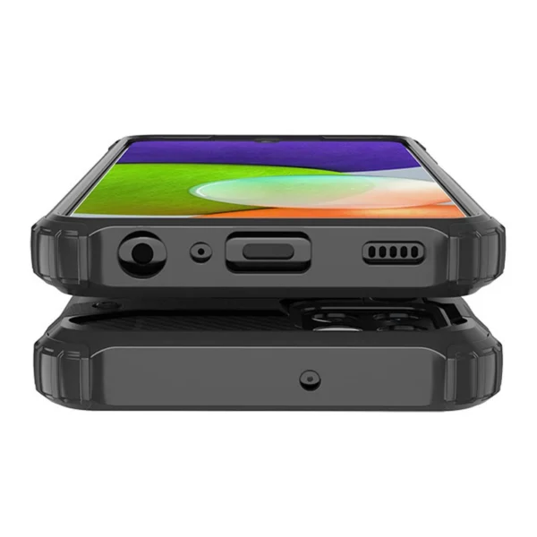 Hybrid Armor Case Tough Rugged Cover for Samsung Galaxy A22 4G blueeng