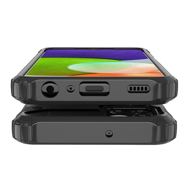 Hybrid Armor Case Tough Rugged Cover for Samsung Galaxy A22 4G blueeng