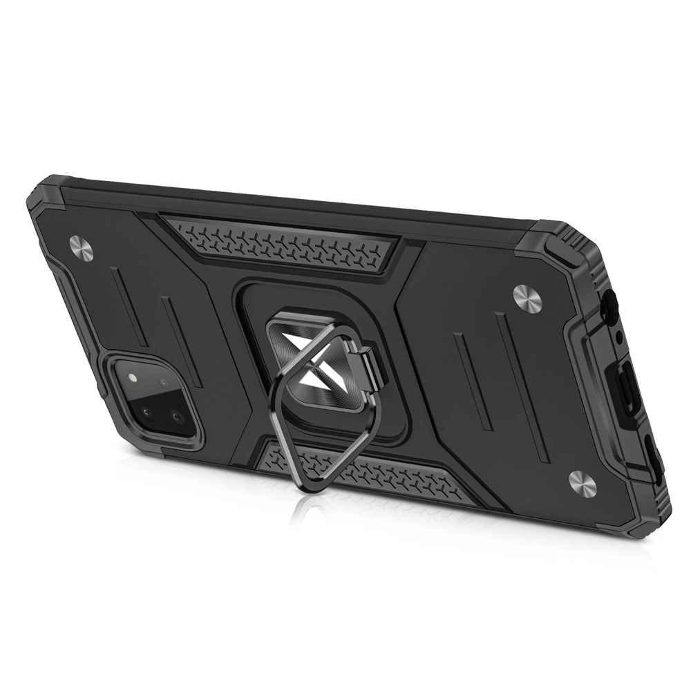 Wozinsky Ring Armor Case Kickstand Tough Rugged Cover for Samsung Galaxy A22 4G redeng