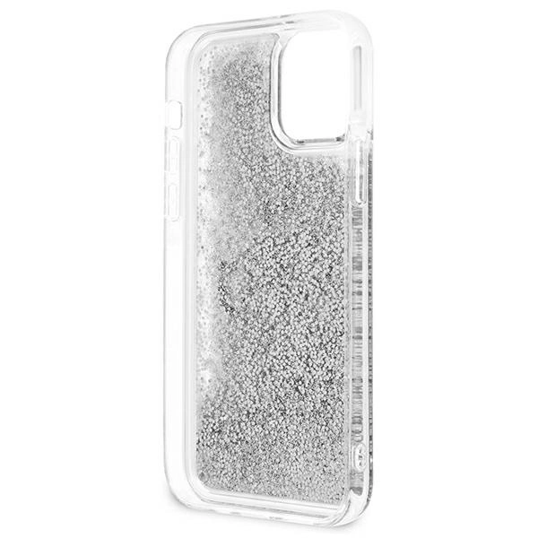 Guess GUHCP12LLG4GSI iPhone 12 Pro Max 6.7" silver/silver hardcase 4G Big Liquid Glittereng