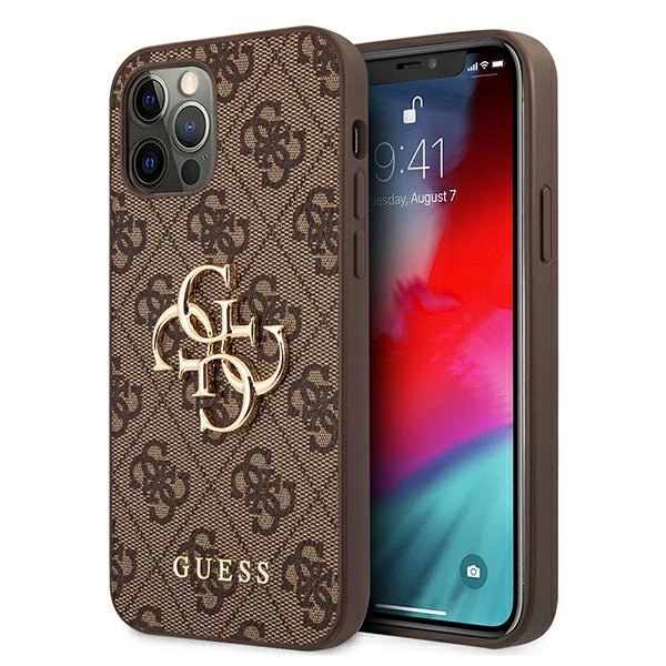 Guess 4G Big Metal Logo Case for iPhone 12 / iPhone 12 Pro -eng