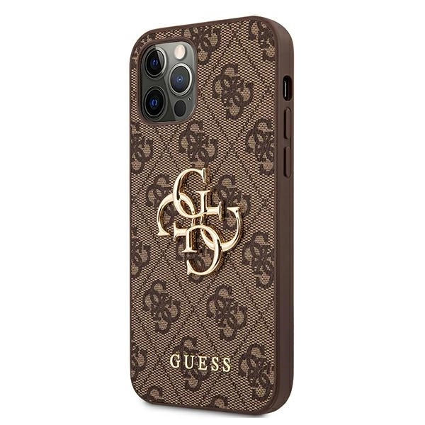 Guess 4G Big Metal Logo Case for iPhone 12 / iPhone 12 Pro -eng