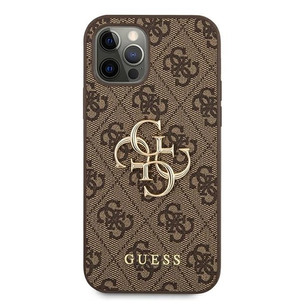 Guess 4G Big Metal Logo Case for iPhone 12 / iPhone 12 Pro -eng