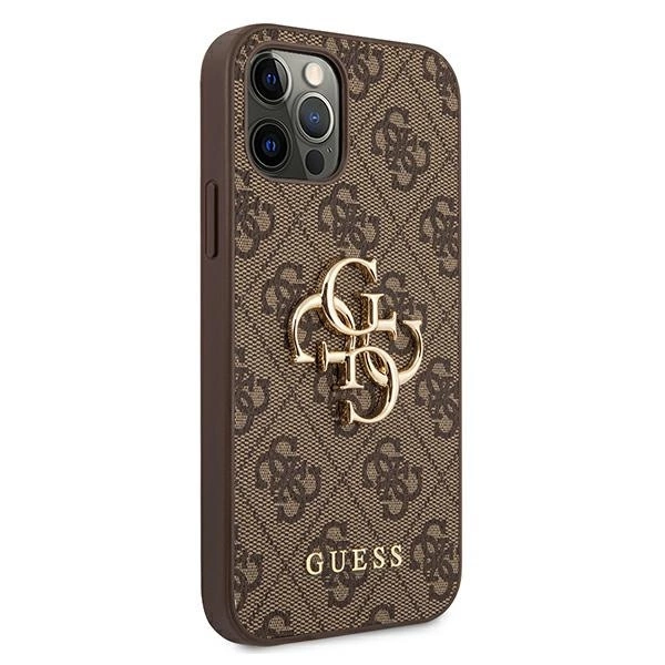 Guess 4G Big Metal Logo Case for iPhone 12 / iPhone 12 Pro -eng