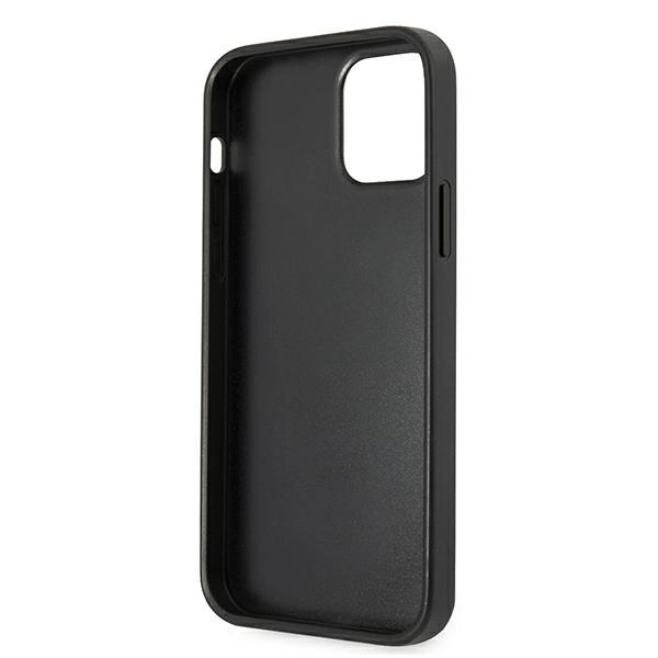 Guess GUHCP12M4GMGGR iPhone 12/12 Pro 6,1" szary/grey hardcase 4G Big Metal Logoeng