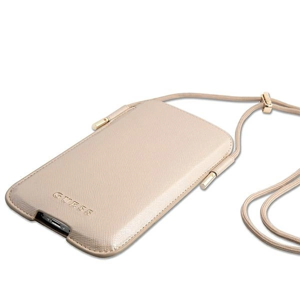 Guess Handbag GUHCP12MSAPSLG 6.1" gold/gold Saffianoeng