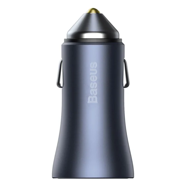Baseus Golden Contactor Pro fast car charger 2x USB 40 W Quick Charge SCP FCP AFC + USB - USB Type C cable gray (TZCCJD-A0G)eng