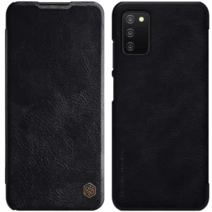 Nillkin Qin leather holster case for Samsung Galaxy A03s blackeng