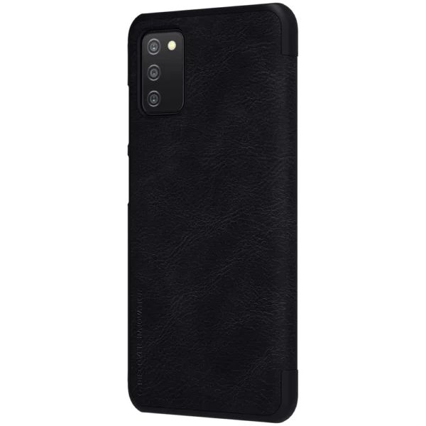Nillkin Qin leather holster case for Samsung Galaxy A03s blackeng