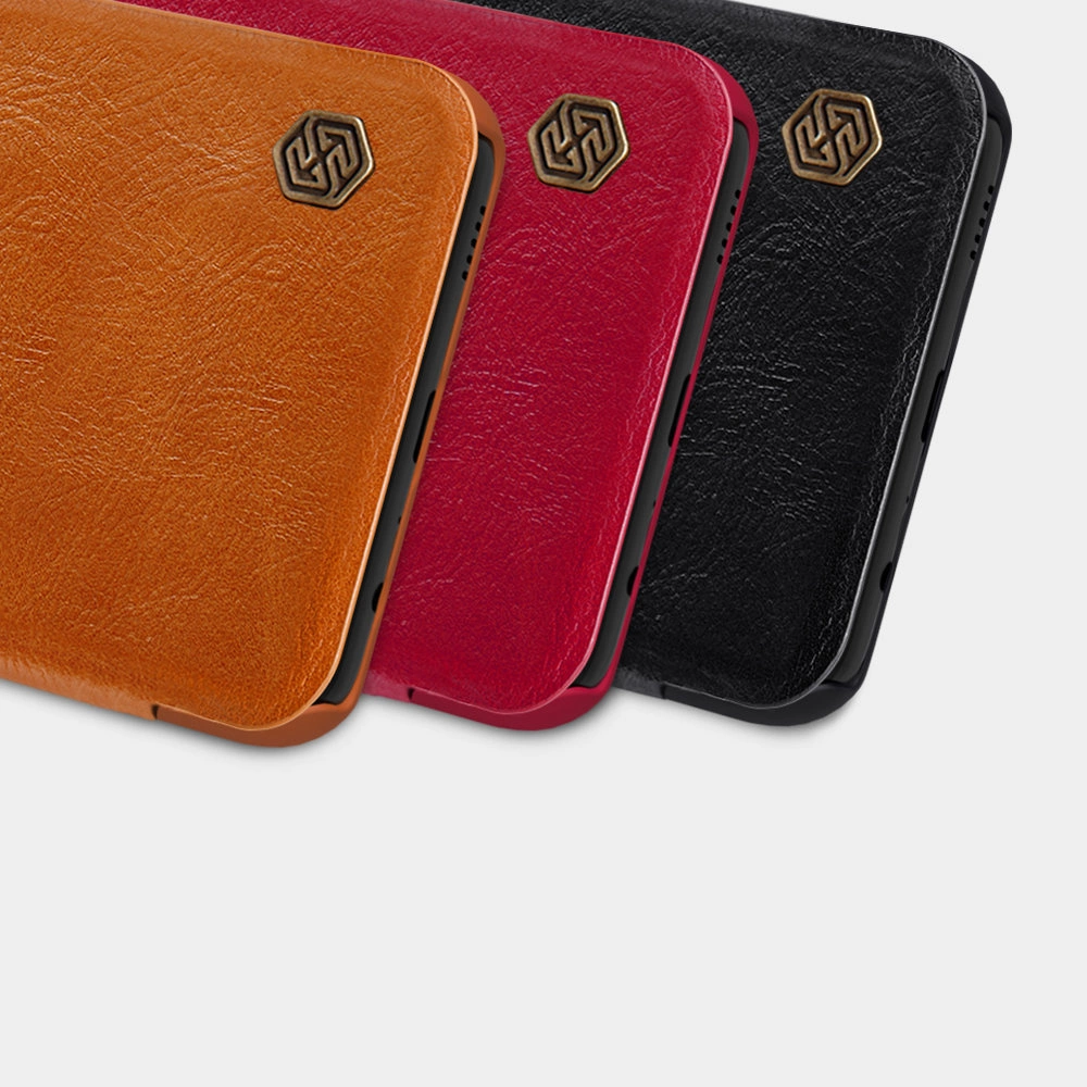 Nillkin Qin leather holster case for Samsung Galaxy A03s blackeng