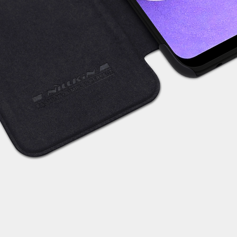 Nillkin Qin leather holster case for Samsung Galaxy A03s blackeng