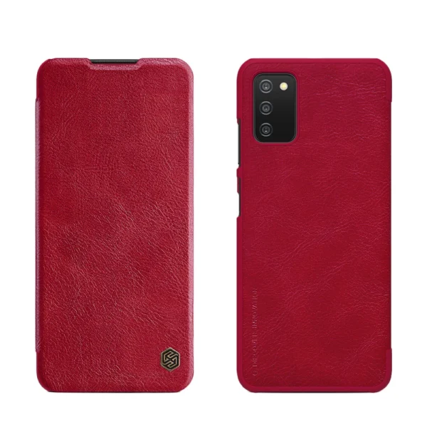 Nillkin Qin leather holster case for Samsung Galaxy A03s redeng