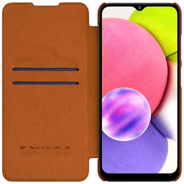 Nillkin Qin leather holster case for Samsung Galaxy A03s redeng