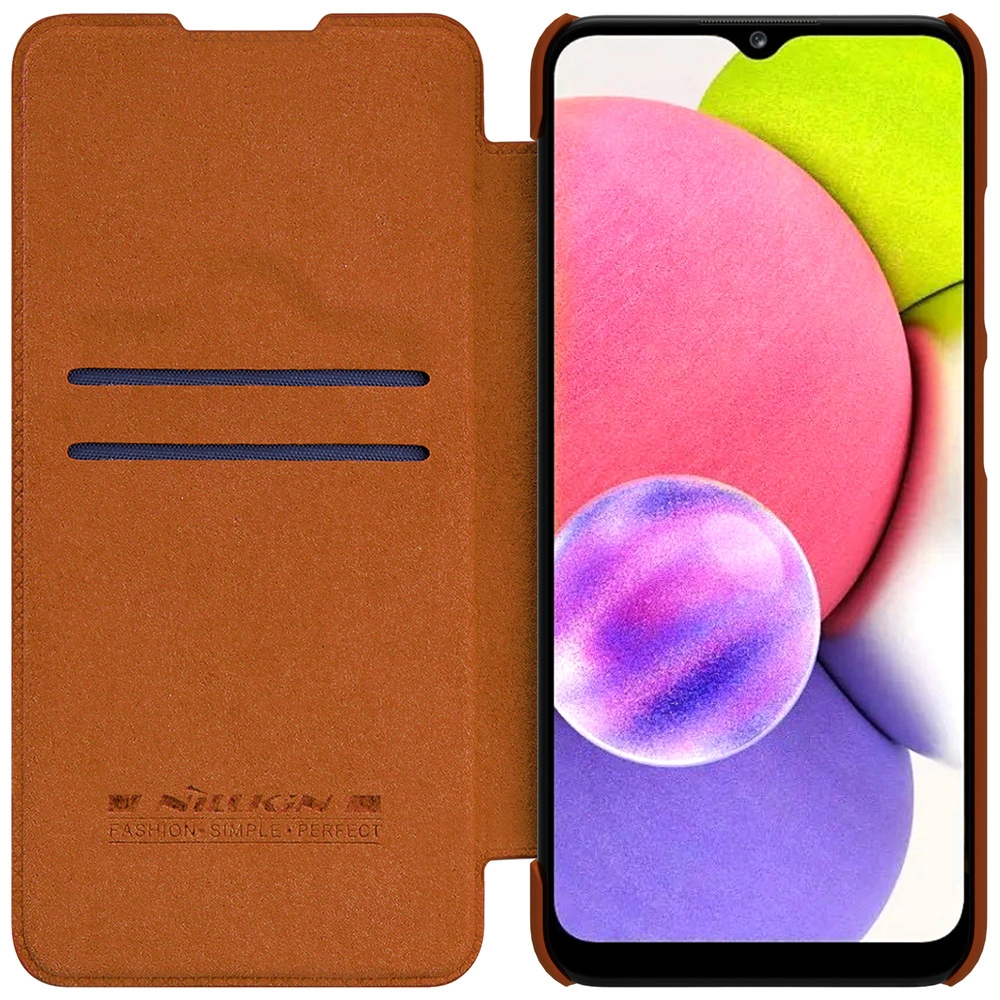 Nillkin Qin leather holster case for Samsung Galaxy A03s redeng