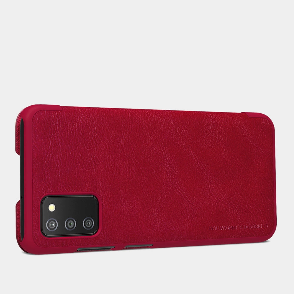 Nillkin Qin leather holster case for Samsung Galaxy A03s redeng