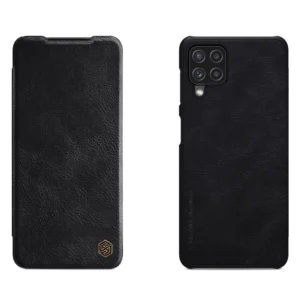 Nillkin Qin leather holster case for Samsung Galaxy A22 4G blackeng