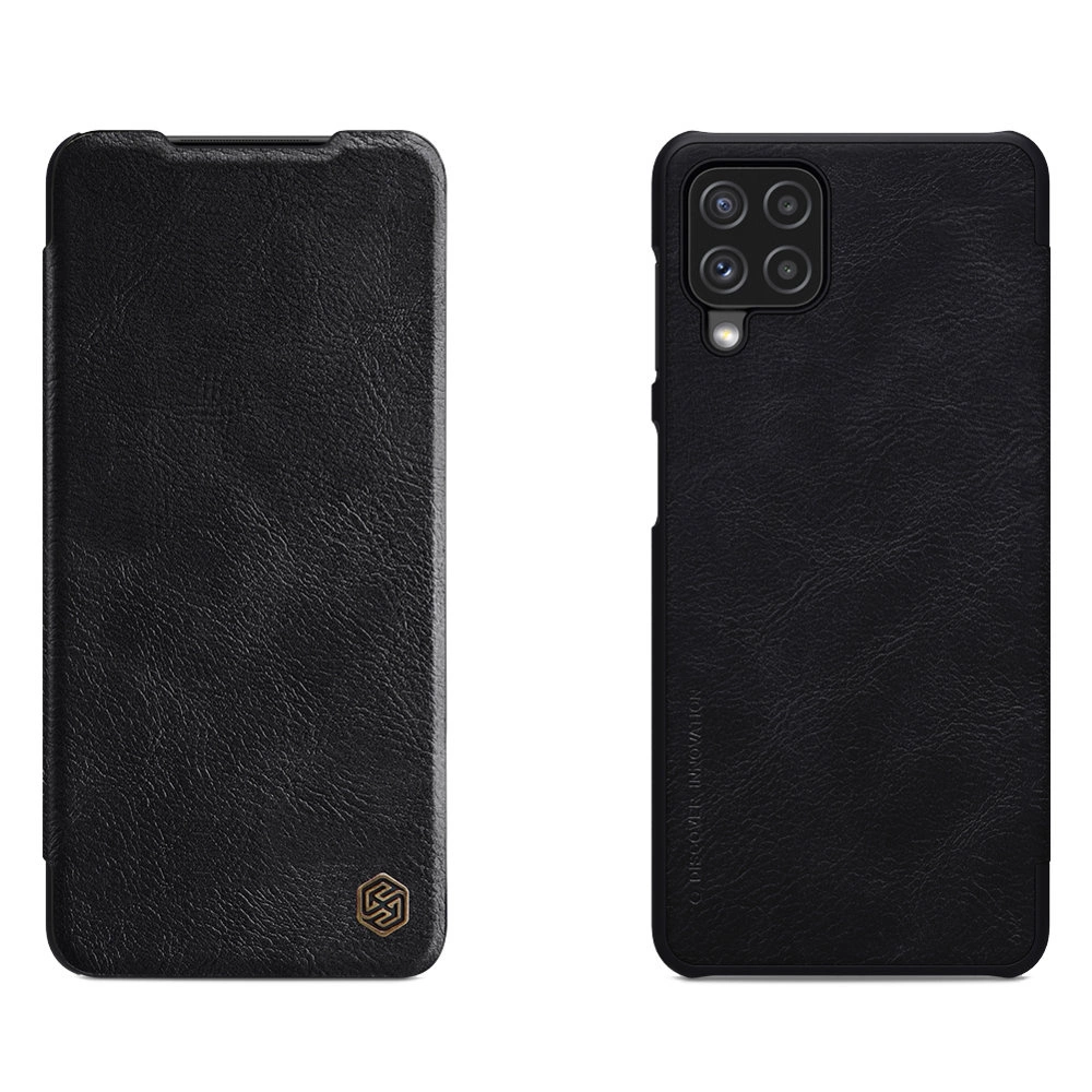 Nillkin Qin leather holster case for Samsung Galaxy A22 4G blackeng