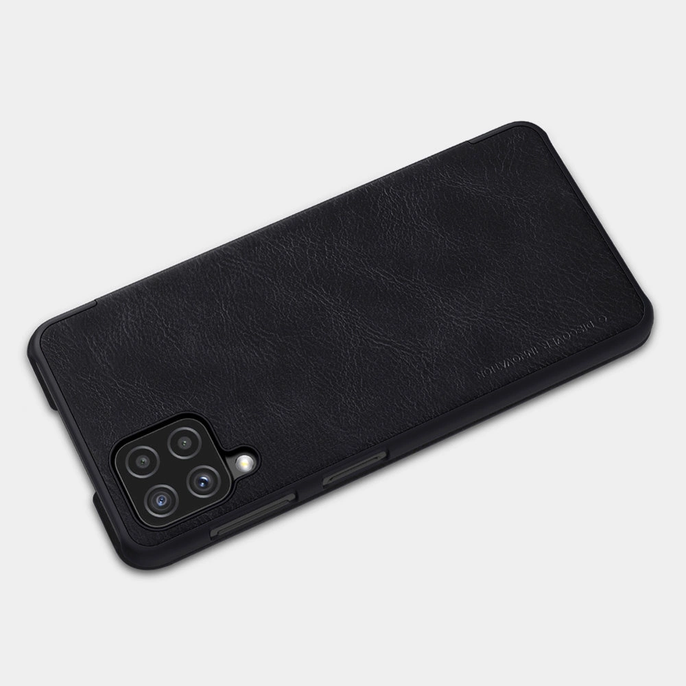 Nillkin Qin leather holster case for Samsung Galaxy A22 4G blackeng