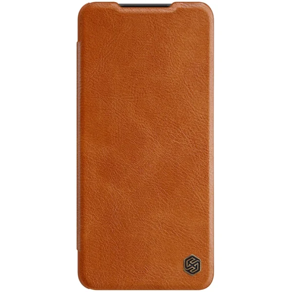 Nillkin Qin leather holster case for Samsung Galaxy A22 4G browneng