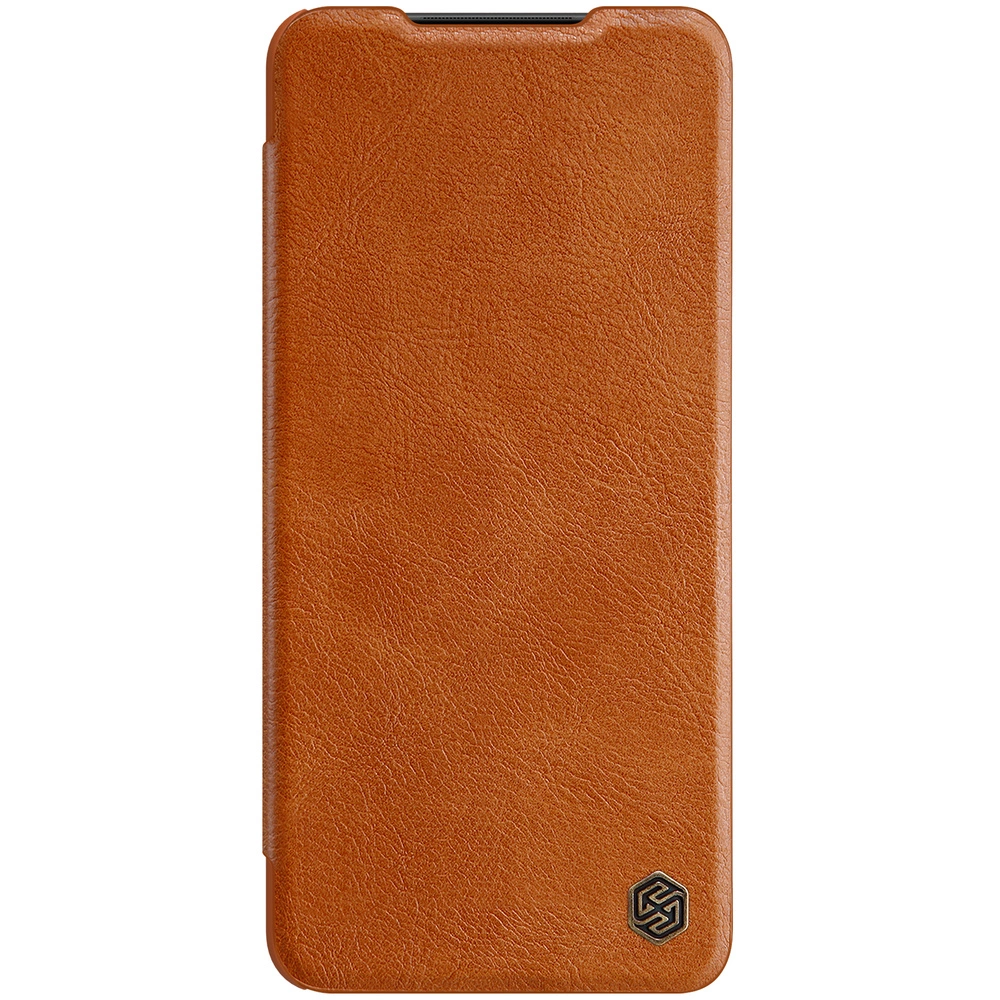 Nillkin Qin leather holster case for Samsung Galaxy A22 4G browneng