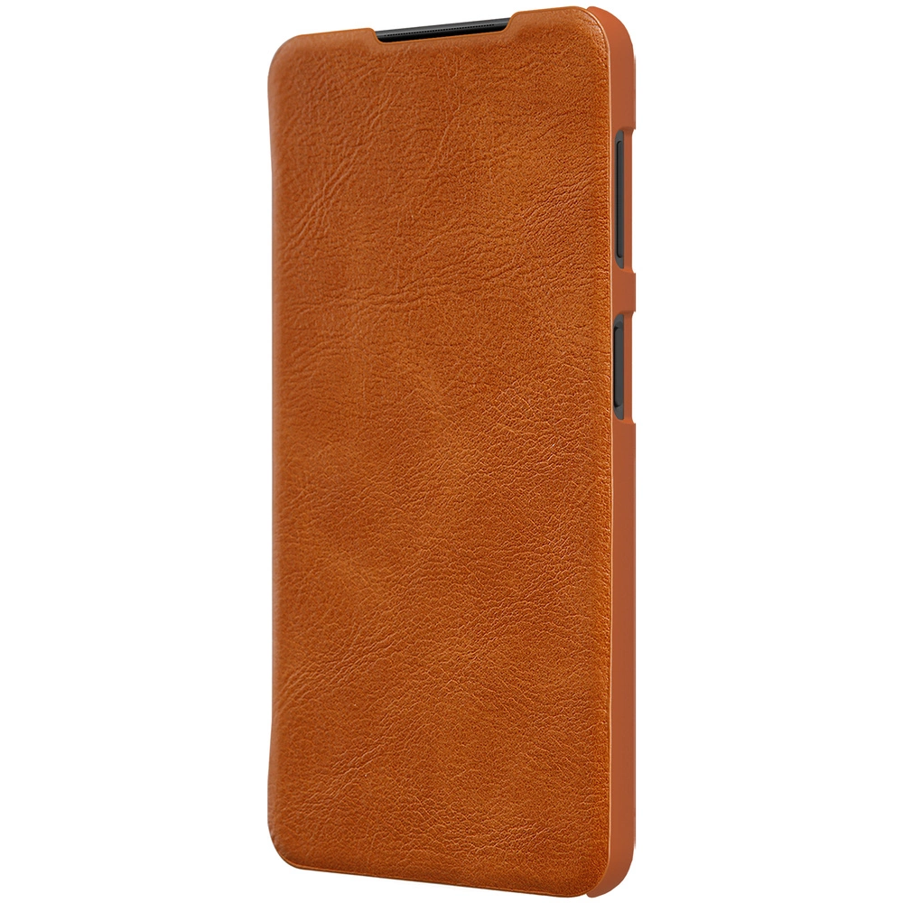 Nillkin Qin leather holster case for Samsung Galaxy A22 4G browneng