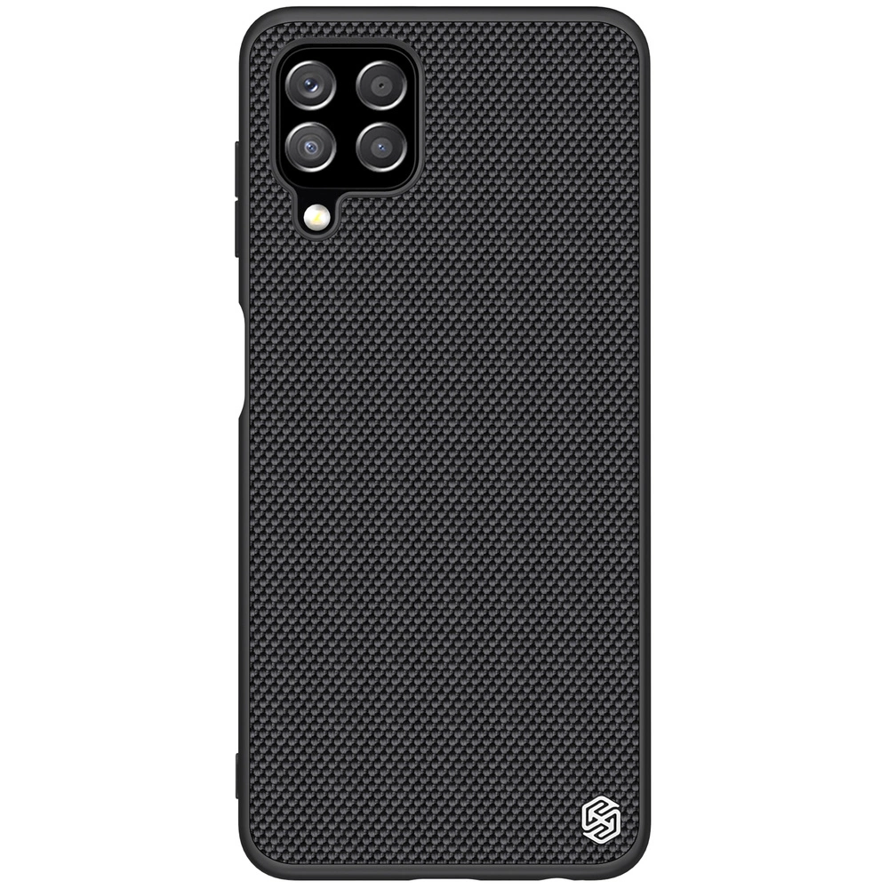 Nillkin Textured Case durable reinforced case with gel frame and nylon back for Samsung Galaxy A22 4G blackeng