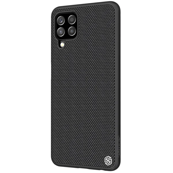 Nillkin Textured Case durable reinforced case with gel frame and nylon back for Samsung Galaxy A22 4G blackeng