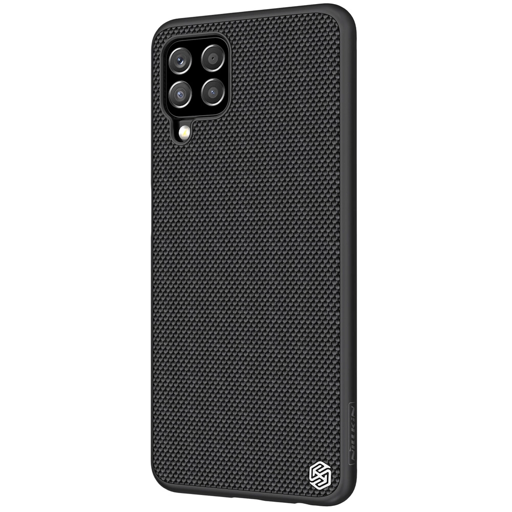 Nillkin Textured Case durable reinforced case with gel frame and nylon back for Samsung Galaxy A22 4G blackeng