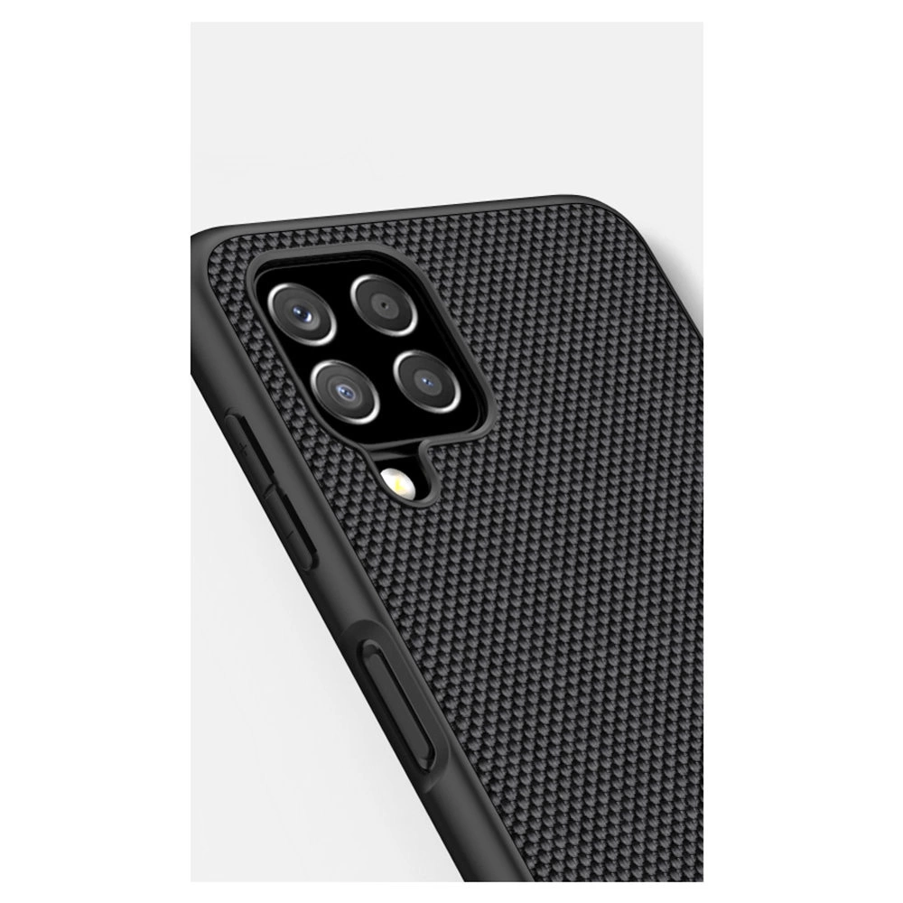Nillkin Textured Case durable reinforced case with gel frame and nylon back for Samsung Galaxy A22 4G blackeng