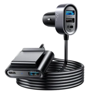 Joyroom car charger 2xPD + 2xQC3.0 72W 1.5m black (JR-CL05)eng