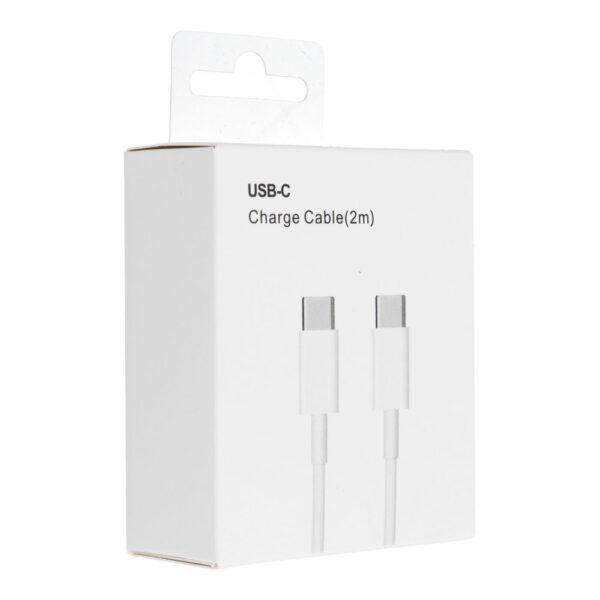 Cable Type C to Type C PD QC3.0 3A 30W HD26 BOX 2 m white