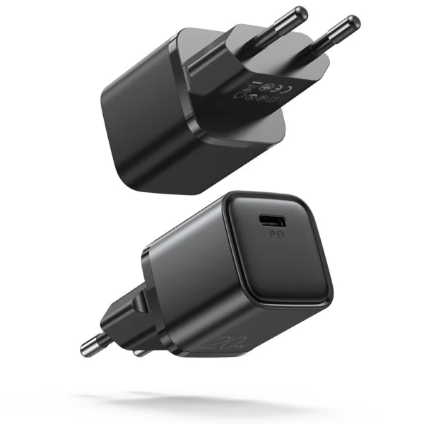 Joyroom fast wall charger USB Type C 20W Power Delivery Quick Charge 3.0 AFC black (L-P202)eng