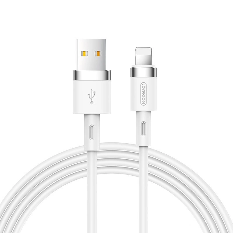 Joyroom Liquid Silicone Data Cable N2 USB-A / Lightning 2.4A 1.2m - Whiteeng