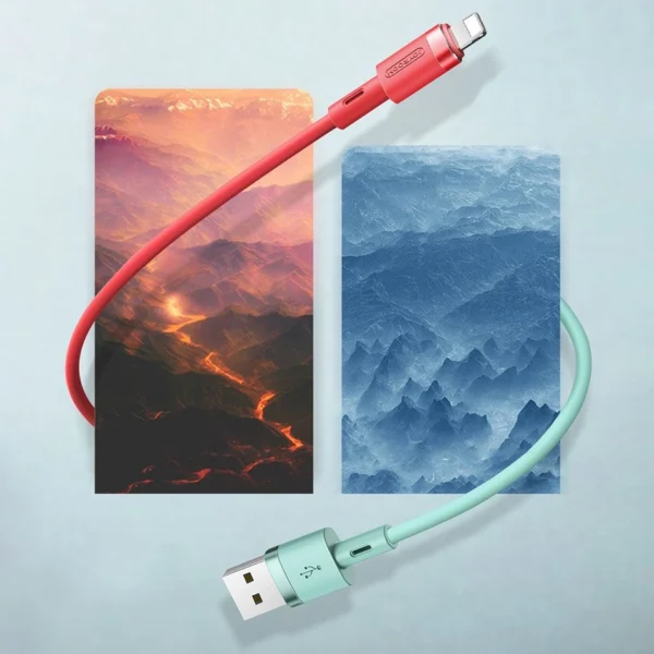 Joyroom Liquid Silicone Data Cable N2 USB-A / Lightning 2.4A 1.2m - Whiteeng