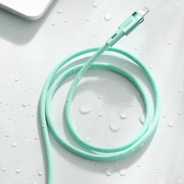 Joyroom Liquid Silicone Data Cable N2 USB-A / Lightning 2.4A 1.2m - Whiteeng