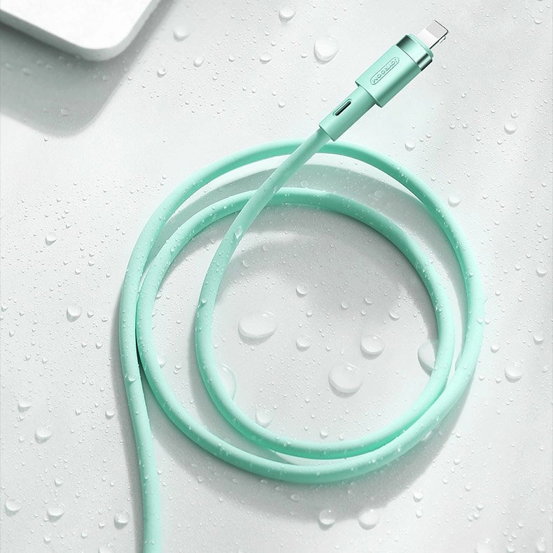 Joyroom Liquid Silicone Data Cable N2 USB-A / Lightning 2.4A 1.2m - Whiteeng
