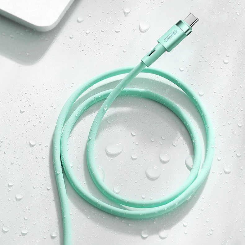 Joyroom Liquid Silicone Data Cable N2 USB-A / USB-C 2.4A 1.2 m - whiteeng