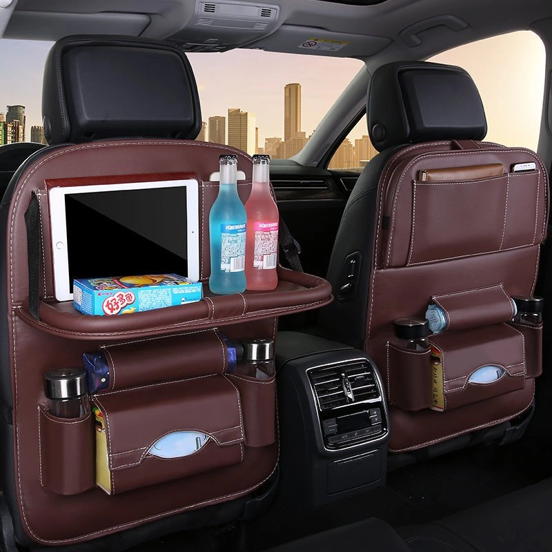 Car seat organizer seat protector seat cover shelf mini car table blackeng