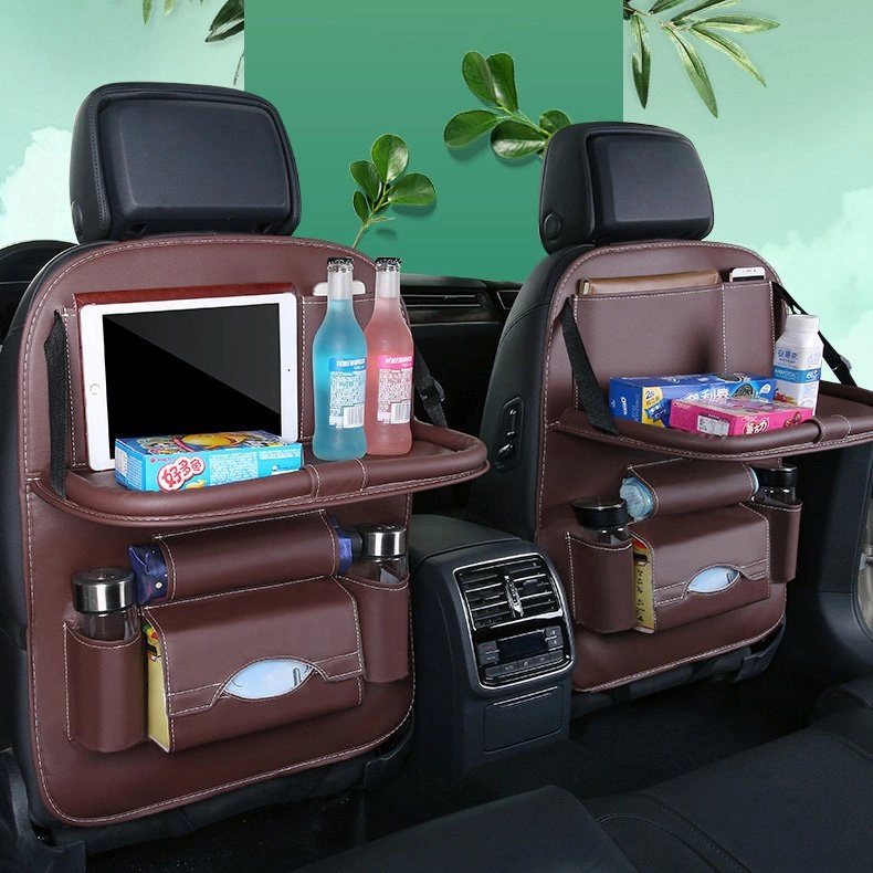Car seat organizer seat protector seat cover shelf mini car table blackeng