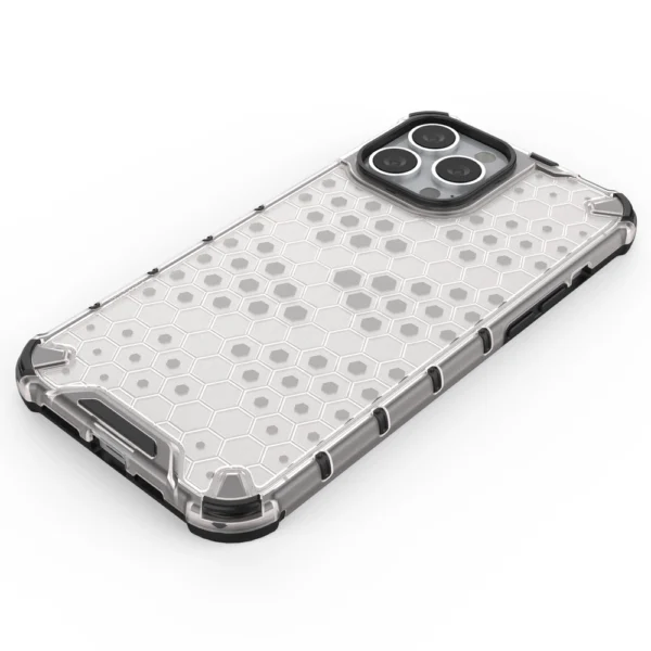 Honeycomb Case armor cover with TPU Bumper for iPhone 13 Pro Max greeneng