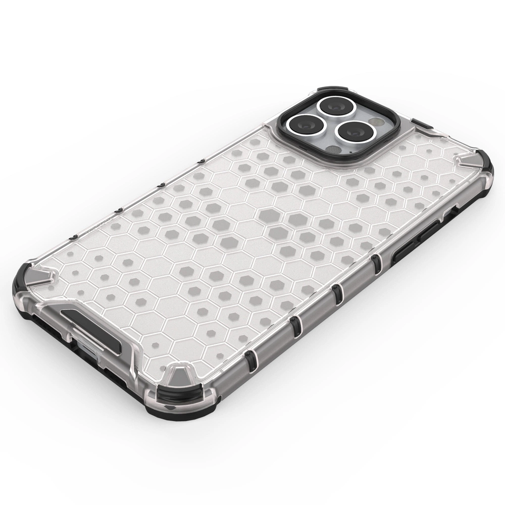 Honeycomb Case armor cover with TPU Bumper for iPhone 13 Pro Max greeneng
