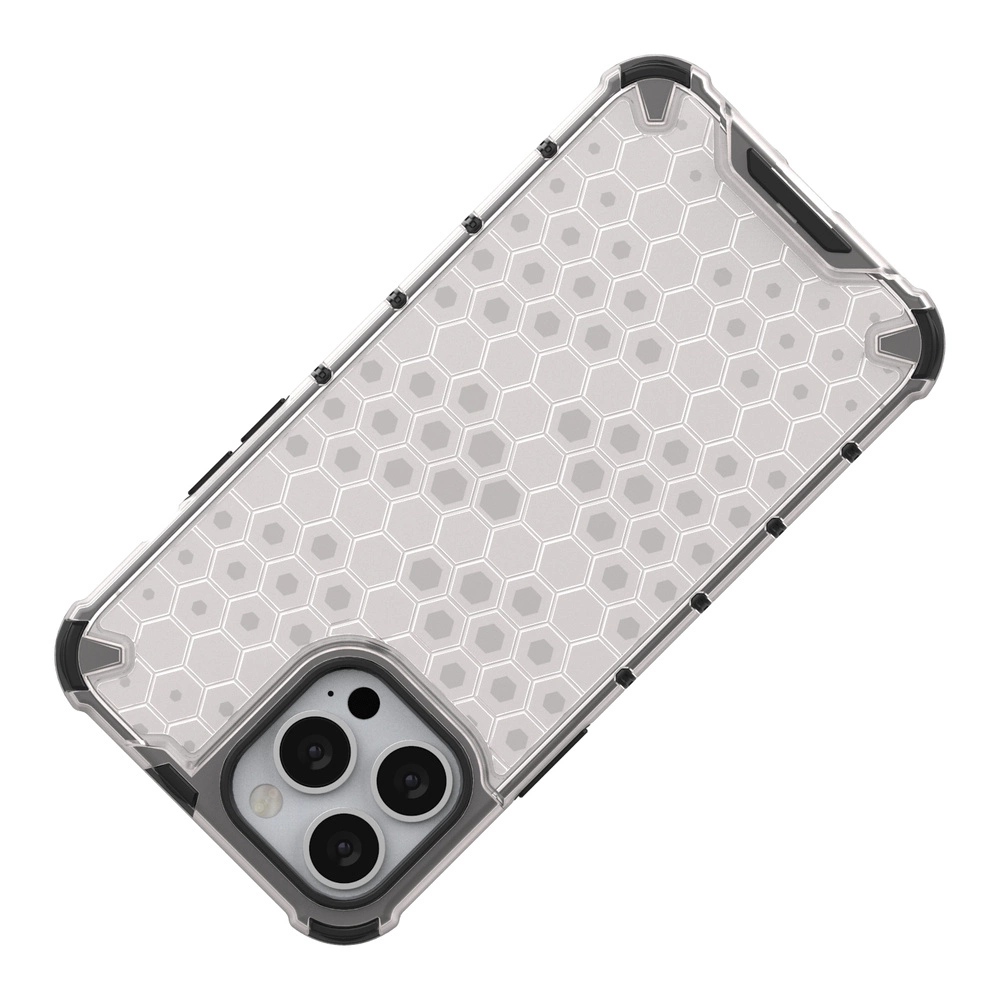 Honeycomb Case armor cover with TPU Bumper for iPhone 13 Pro Max greeneng