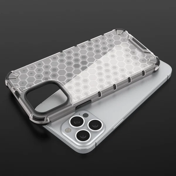Honeycomb Case armor cover with TPU Bumper for iPhone 13 Pro Max greeneng