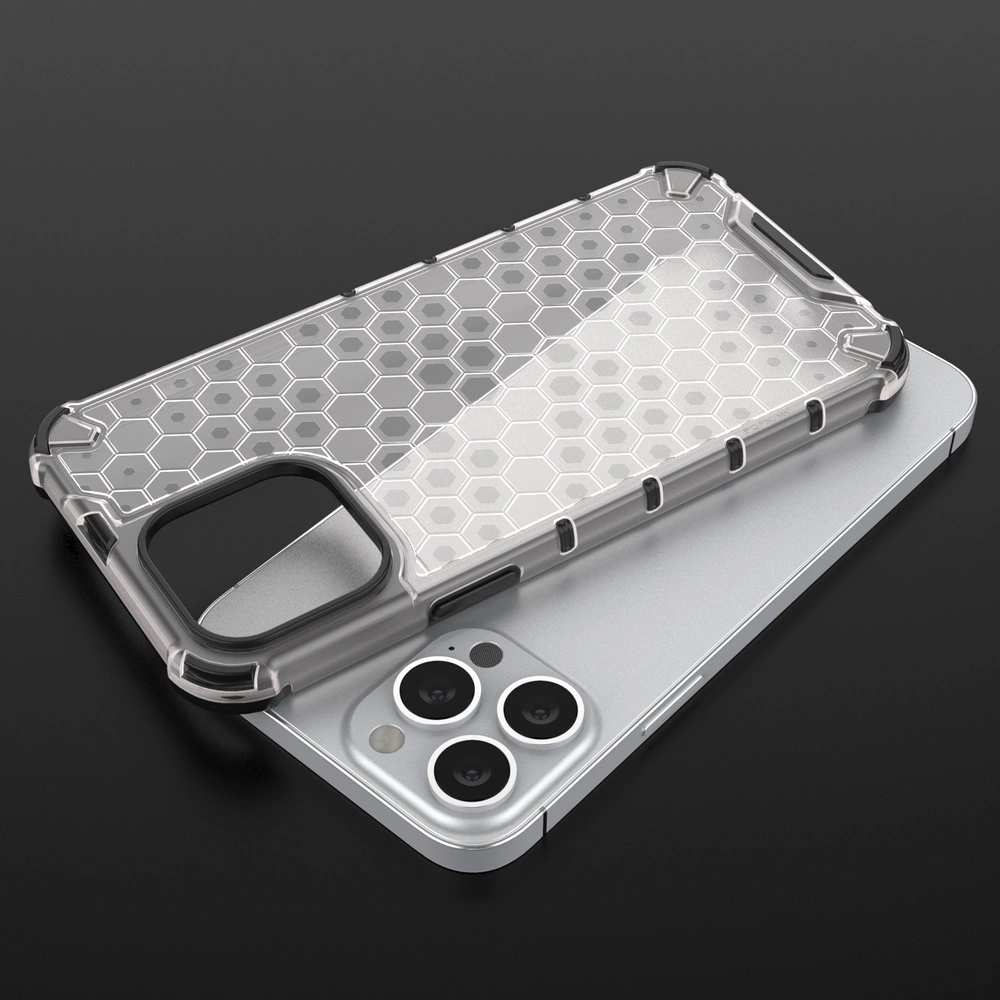 Honeycomb Case armor cover with TPU Bumper for iPhone 13 Pro Max greeneng