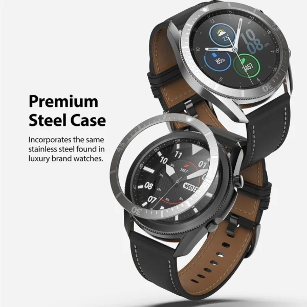 Ringke Bezel Styling case frame envelope ring Samsung Galaxy Watch 3 45mm black (GW3-45-61)eng
